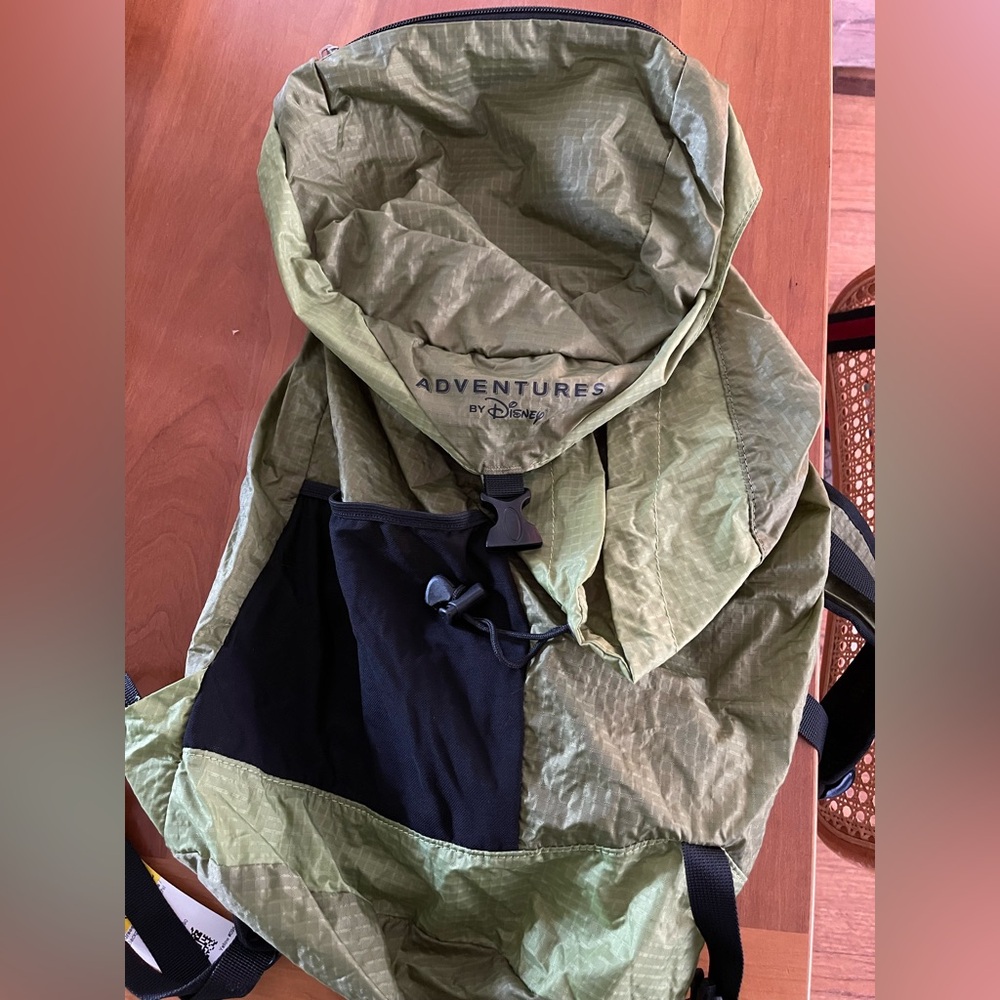 Disney Green and Black Adventure Backpack